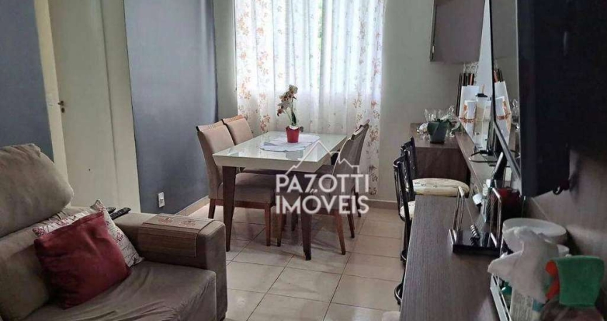 Apartamento com 2 dormitórios à venda, 47 m² por R$ 195.000 - Sumarezinho - Ribeirão Preto/SP