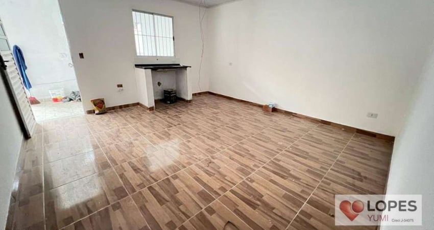 Casa com 2 dormitórios para alugar, 40 m² por R$ 1.229,00/mês - Vila Prado - São Paulo/SP