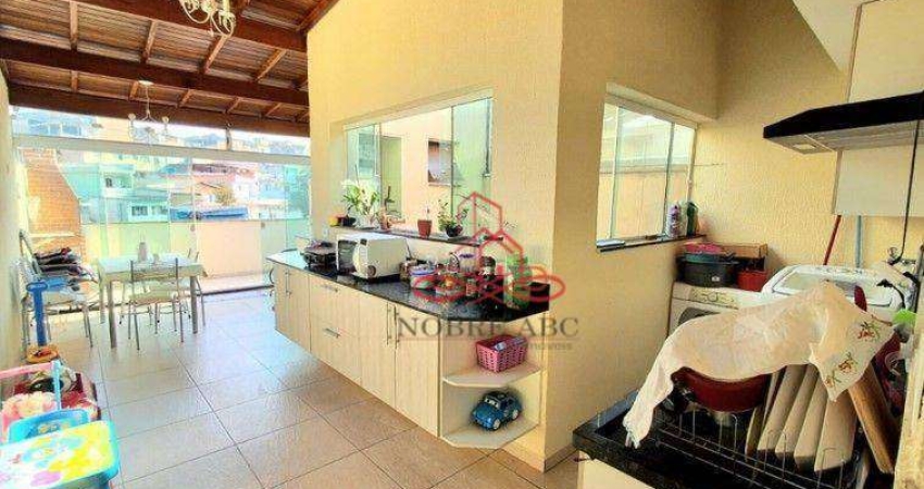 Cobertura com 2 quartos à venda na Avenida Maurício Zirlis, --, Vila Lutécia, Santo André