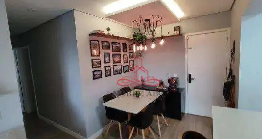 Apartamento com 2 dormitórios à venda, 58 m² por R$ 540.000,00 - Vila Homero Thon - Santo André/SP