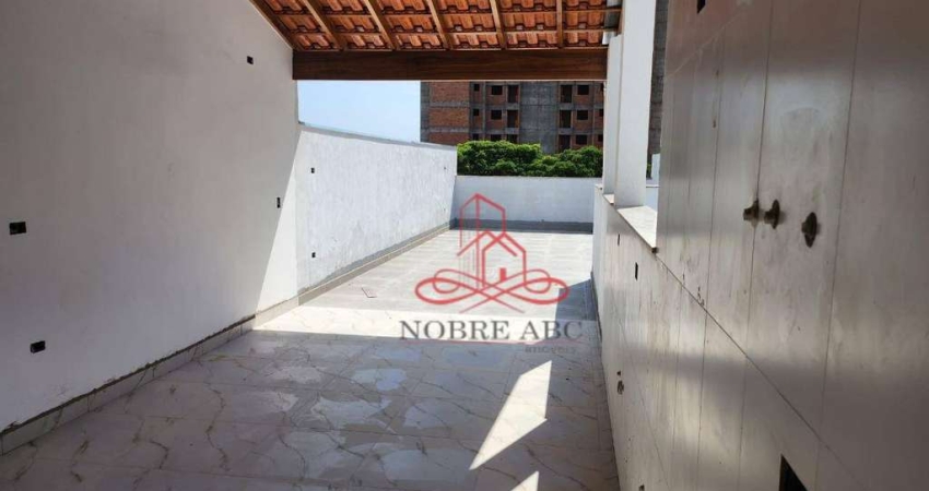 Cobertura com 3 dormitórios à venda, 146 m² por R$ 900.000,00 - Campestre - Santo André/SP