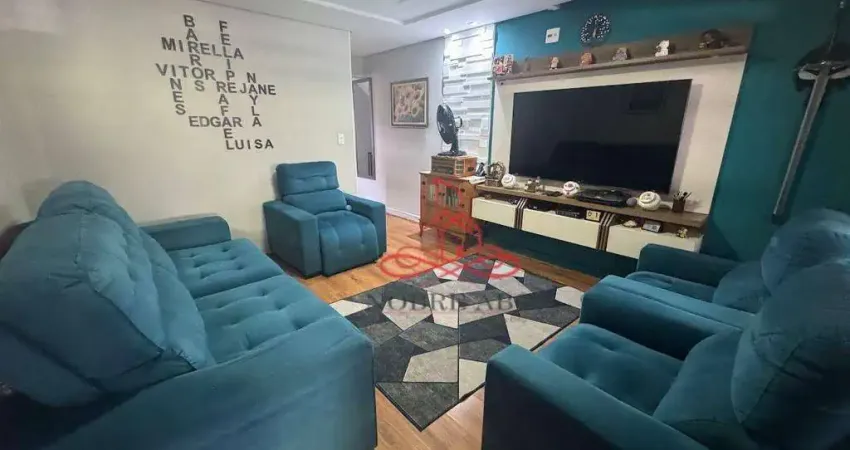 Sobrado com 3 dormitórios à venda, 189 m² por r$ 730.000,00 - campestre - santo andré/sp