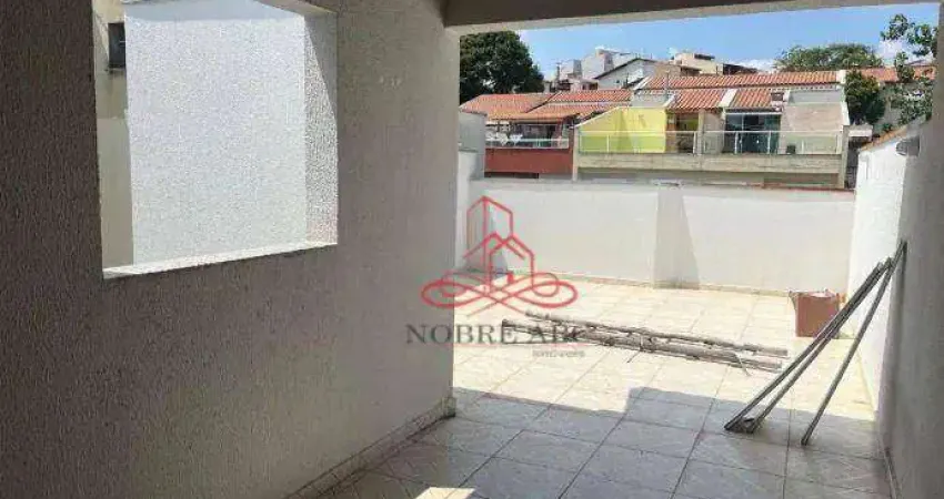 Cobertura com 2 dormitórios à venda, 100 m² por r$ 400.000,00 - parque novo oratório - santo andré/sp