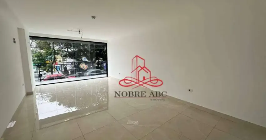 Salão para alugar, 51 m² por r$ 3.050,00/mês - vila curuçá - santo andré/sp
