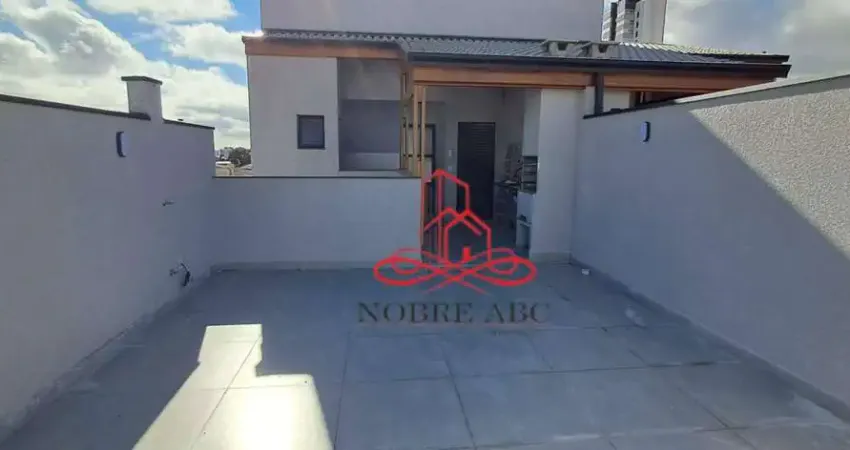 Cobertura com 2 dormitórios à venda, 45 m² por r$ 594.000,00 - campestre - santo andré/sp