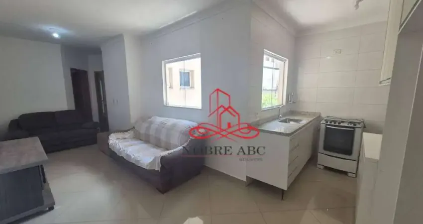 Cobertura com 2 dormitórios para alugar, 100 m² por r$ 2.390,00/mês - vila alice - santo andré/sp