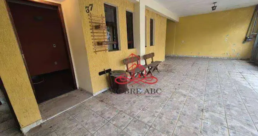 Sobrado com 3 dormitórios para alugar, 249 m² por r$ 2.983,22/mês - vila pires - santo andré/sp