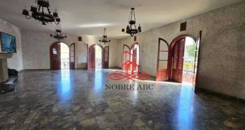 Sobrado com 4 dormitórios, 650 m² - venda por r$ 3.500.000,00 ou aluguel por r$ 14.067,77/mês - vila pires - santo andré/sp