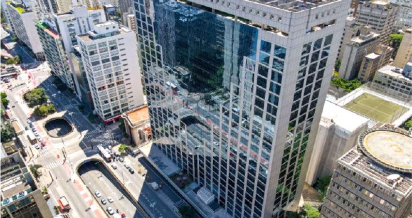 Laje Corporativa com 1.025 m² em vão livre na Av. Paulista