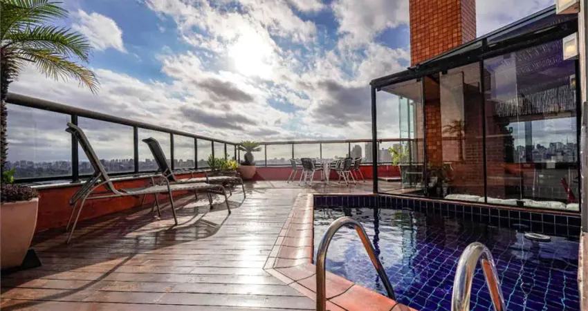 Cobertura única, 404 m2 , com vista deslumbrante para o ibirapuera