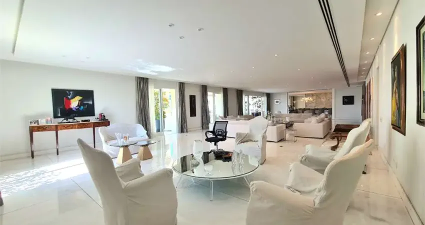Apartamento em andar alto de 500m² 3 suítes, terraço, 5 vagas em higienópolis