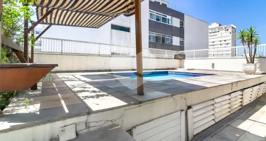Cobertura higienópolis - piscina e churrasqueira, 3 dormitórios (1 suíte) e 2 vagas fixas