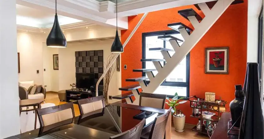 Cobertura á venda com 4 quartos sendo 2 suítes com piscina privativa em higienópolis - 3 vagas, 176 m2 útil