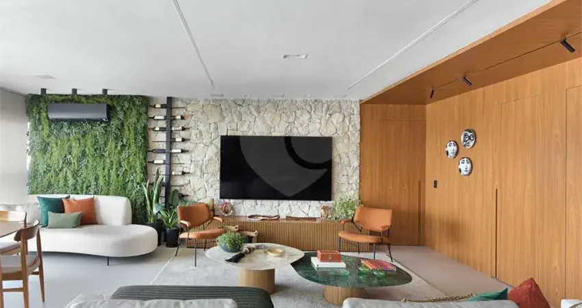 Apartamento mobiliado, com 144 m2, sala ampliada, 3 suítes e 2 vagas, a venda no Campo Belo
