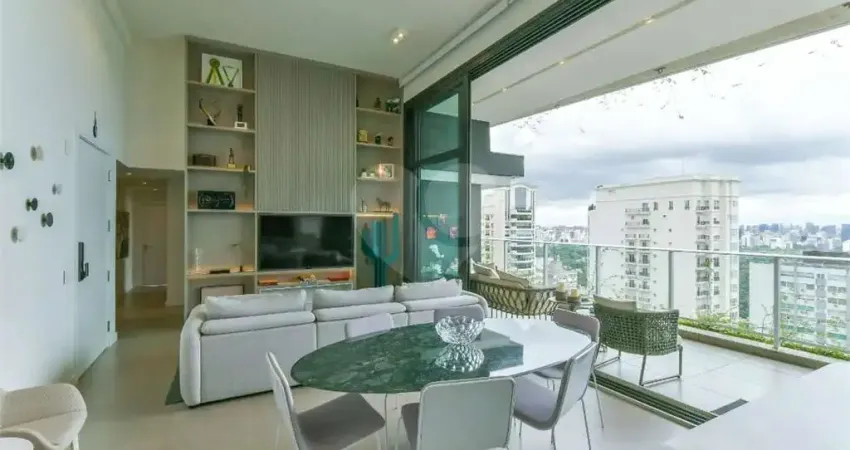 Apartamento para venda no jardim américa com 3 suítes, varanda gourmet, 2 vagas vista livre