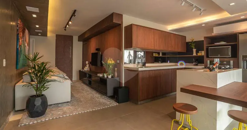 Apartamento 1 Suíte - Decoração Contenporanea - Garagem e Lazer