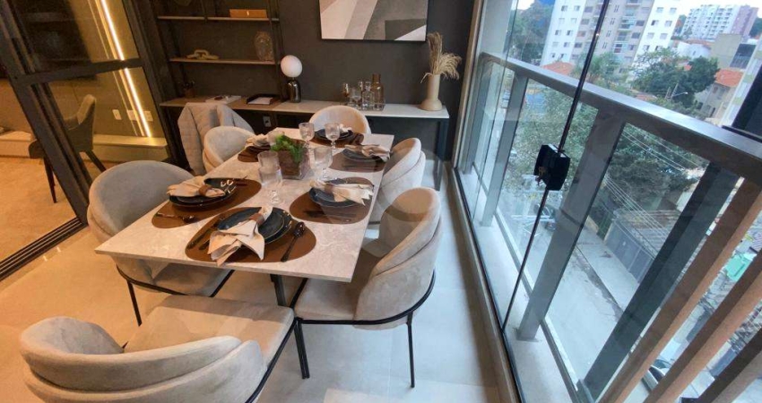 Apartamento com 2 suítes, terraço, lavabo e 1 vaga a venda no Brooklin, perto do metrô