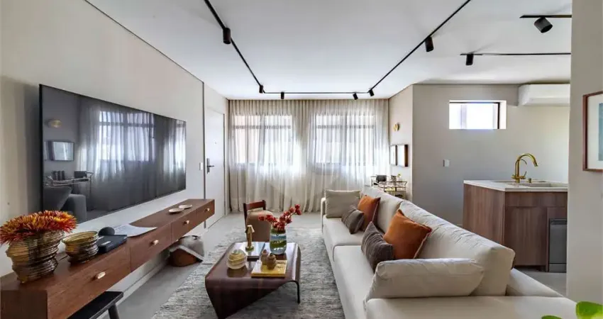 Alto padrão no itaim! apartamento 100m² 2 suites, 1 vaga, reformado e mobiliado. prédio com lazer