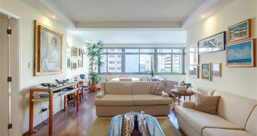 Higienópolis, próximo ao parque buenos aires, 125 m², 1 vaga demarcada, 2 quartos, dep. empr.