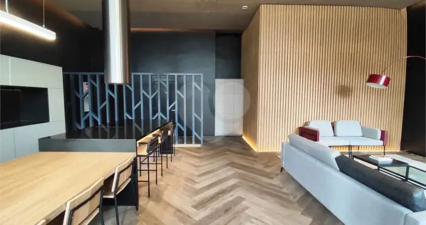 Apartamento (studio) de 42 m² com varanda e 1 vaga na garagem na vila olímpia