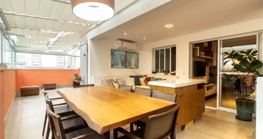 Apartamento garden para venda em vila romana com 3 quartos, sendo 1 suíte, 137m²