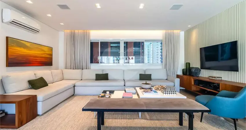 Apartamento tipo para venda em moema índios com 3 quartos, sendo 3 suítes, 158m²