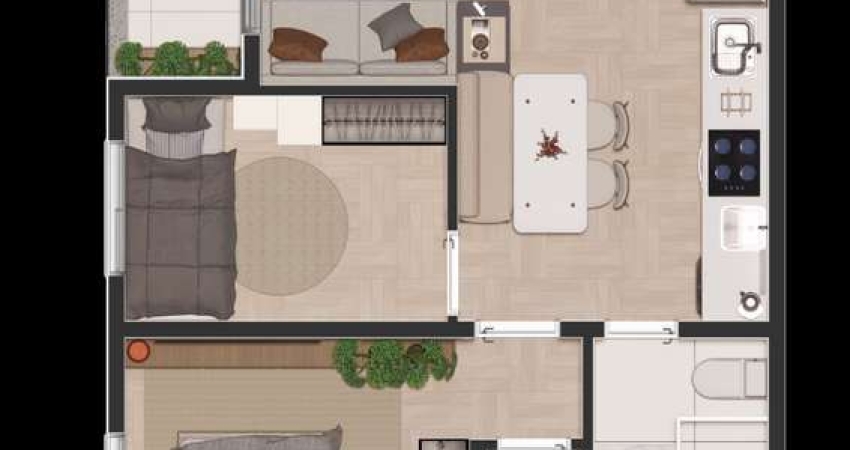 Apartamento com 2 quartos à venda no Jardim do Rio Cotia, Cotia 