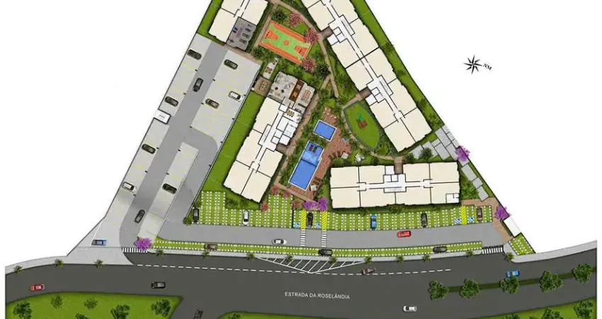 Apartamento com 1 quarto à venda no Recanto Vista Alegre, Cotia 