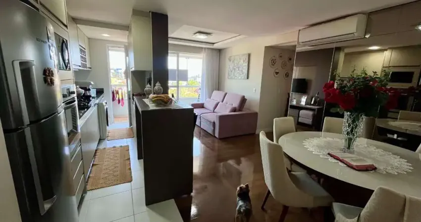 Apartamento à venda no bom retiro, joinville-sc: 3 quartos, 1 suíte, 2 salas, 2 banheiros, 1 vaga de garagem - 73,06 m².