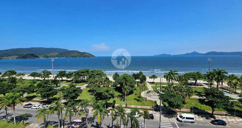 Apartamento com 2 dormitórios à venda, 77 m² por R$ 555.000,00 - Aparecida - Santos/SP