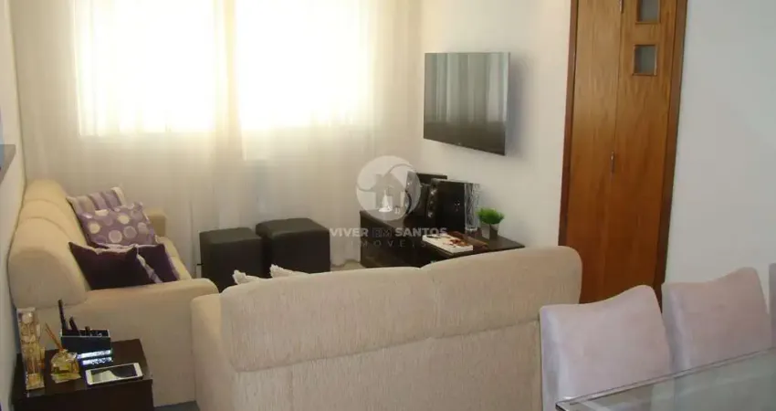 Apartamento com 2 dormitórios à venda, 66 m² por R$ 499.000,00 - Embaré - Santos/SP