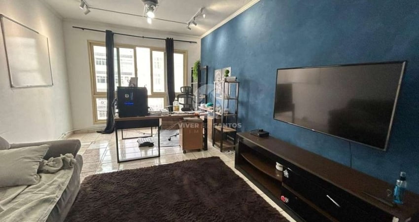 Apartamento com 2 dormitórios à venda, 80 m² por R$ 410.000,00 - Aparecida - Santos/SP