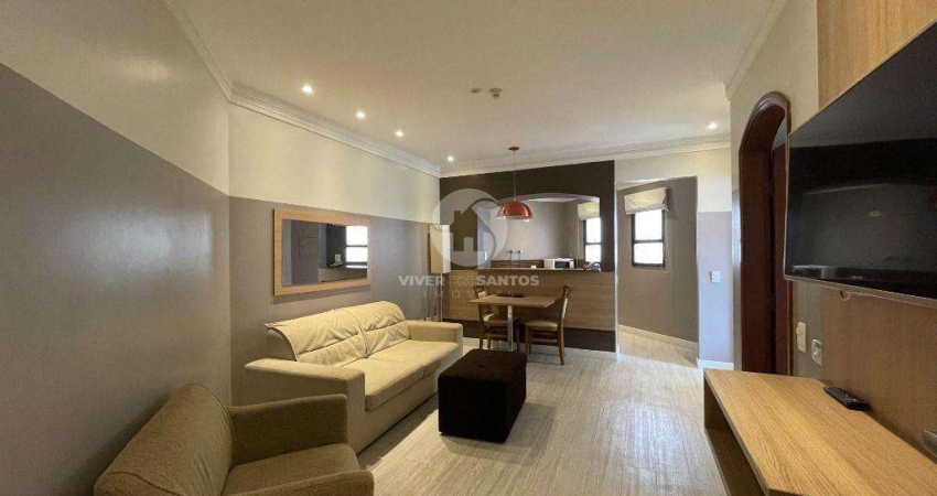 Flat à venda, 44 m² por R$ 450.000,00 - Gonzaga - Santos/SP
