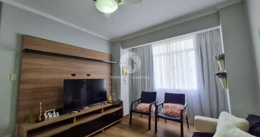 Apartamento à venda, 1 quarto, 1 vaga, José Menino - Santos/SP