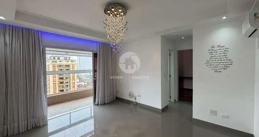 Apartamento Moderno com Lazer Completo e Vista Livre no Gonzaga - Santos/SP