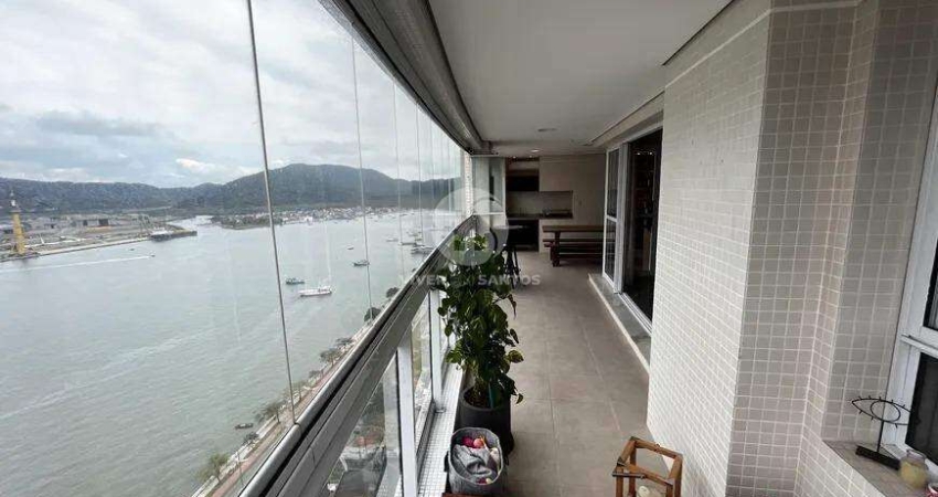 Apartamento à Venda 3 suítes e Varanda Gourmet na Ponta da Praia – Vista Panorâmica e Conforto Exclusivo