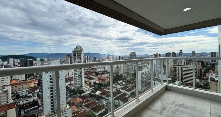 Apartamento à venda, 3 quartos, 1 suíte, 2 vagas, Gonzaga - Santos/SP