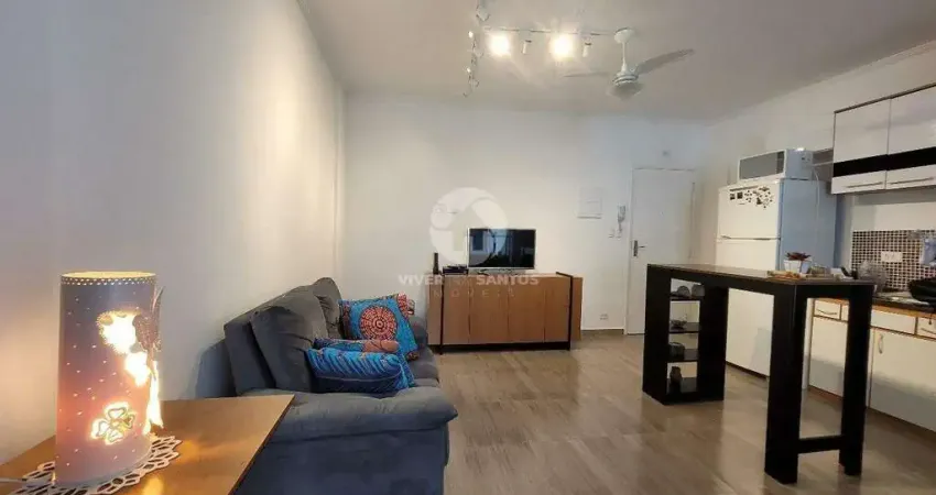 Apartamento com 1 quarto à venda no Embaré, Santos 