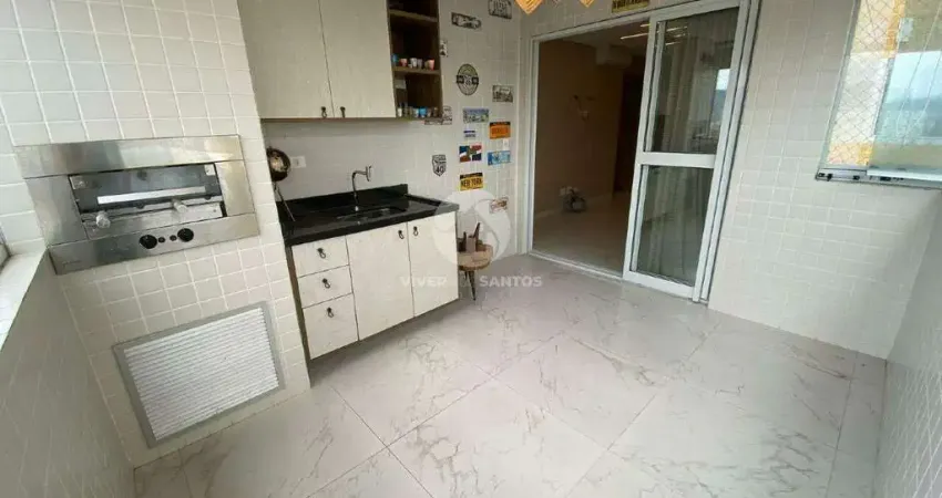 Venda de Apartamento - 3 Dormitórios com Varanda Gourmet - Boqueirão Santos