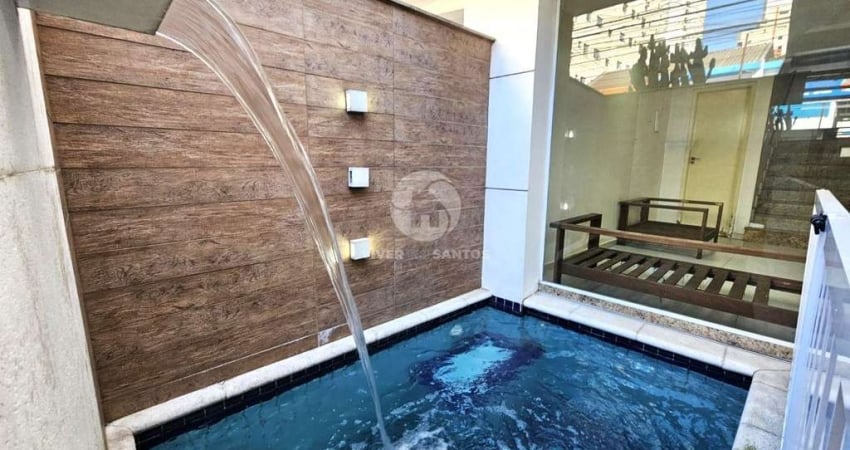 Sobrado com piscina e 3 suítes à venda por R$ 1.100.000,00 - Encruzilhada - Santos/SP