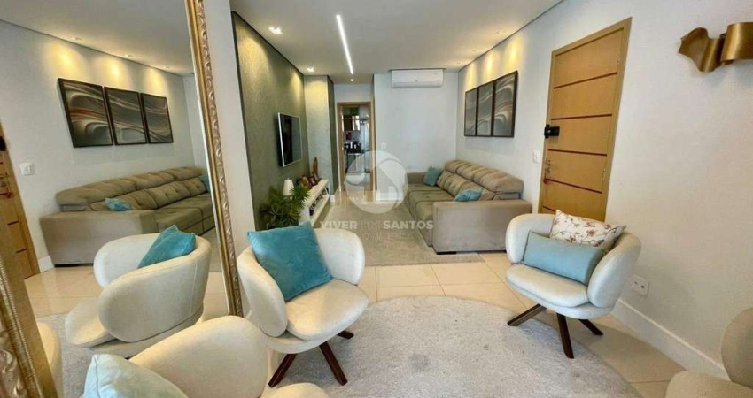 Maravilhoso apartamento 3 suítes à venda – Boqueirão – Santos SP