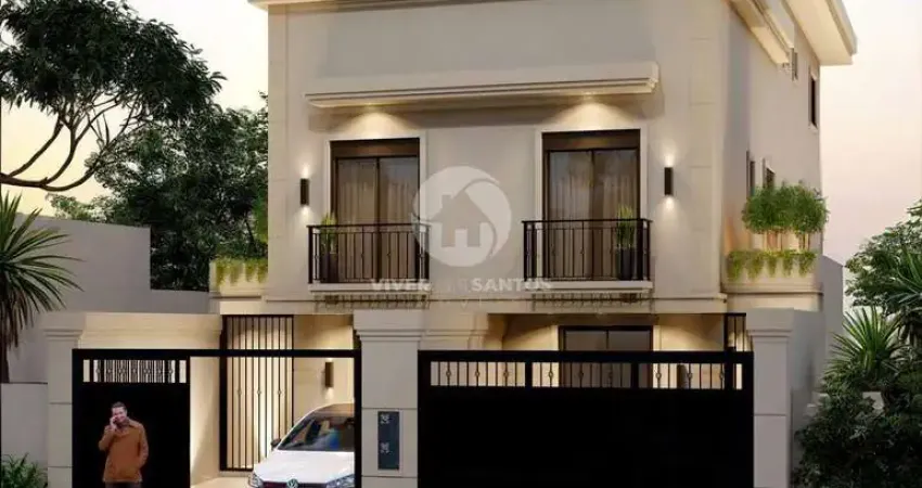 Maravilhoso Sobrado Triplex Novo com Piscina à Venda – Boqueirão – Santos SP