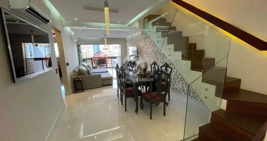 Cobertura Duplex Vista Mar a 50m da Praia - BAIRRO aPARECIDA _ SANTOS SP