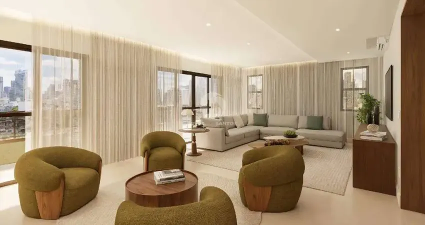 Apartamento com 3 suítes à venda, 220m² - Vila Rica - Santos/SP