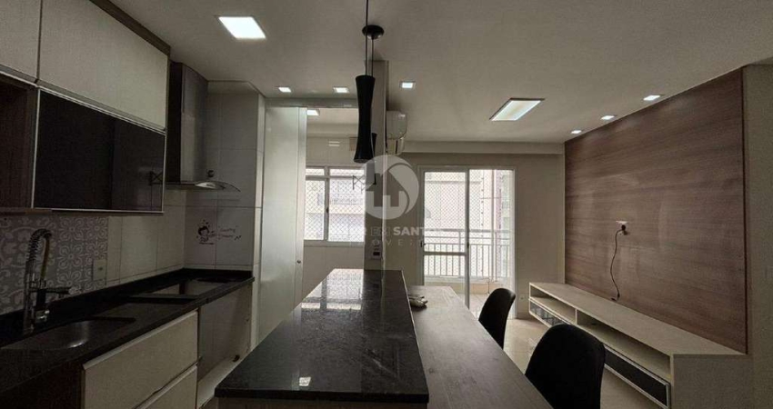 Apartamento à venda, 2 quartos, 1 suíte, 1 vaga, Marapé - Santos/SP