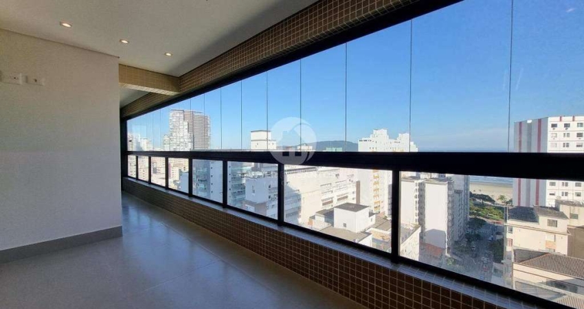 Lindo apartamento de frente com vista mar no José Menino