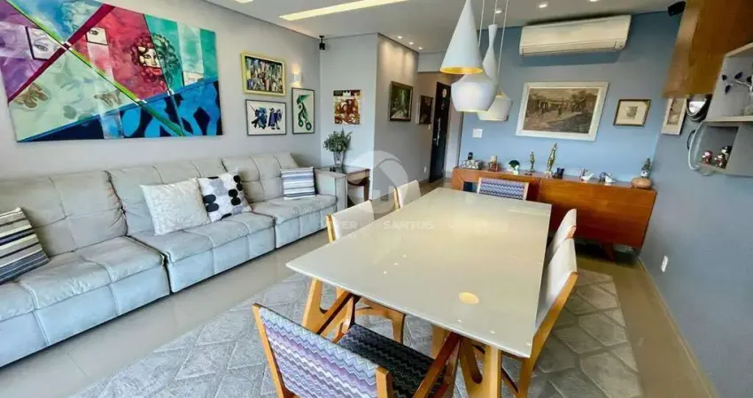 Encantador apartamento 3 dorm (1 Suíte) – Lazer Completo – Gonzaga – Santos SP
