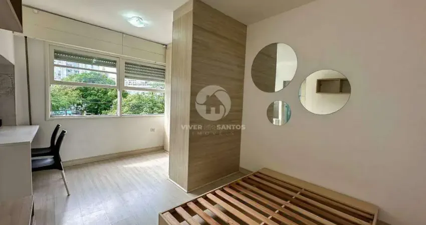 Apartamento à venda, 1 quarto, 1 vaga, Ponta da Praia - Santos/SP