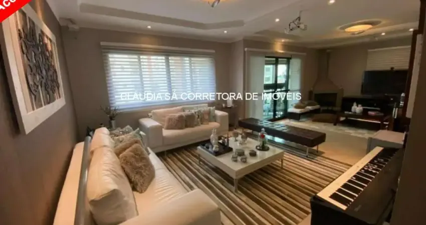 Apartamento de Luxo no Tatuapé: 4 Quartos, 2 Suítes, 3 Salas, 5 Banheiros, 5 Vagas de Garagem, 193m² - São Paulo-SP!