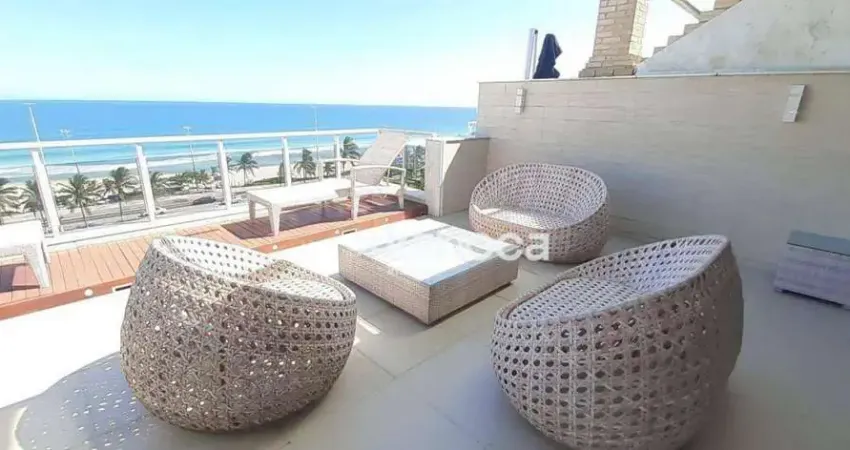Cobertura 273m2 mobiliada na av. lúcio costa — vista mar, alto padrão e porteira fechada! *baixou o preço*